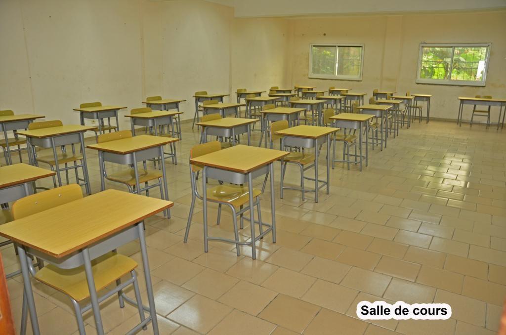 Unterrichtsraum des Deutschzentrums KAGEDEV in Douala