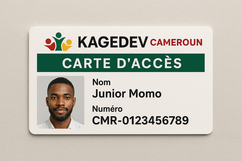 Carte d'accès - Travailleurs & autres